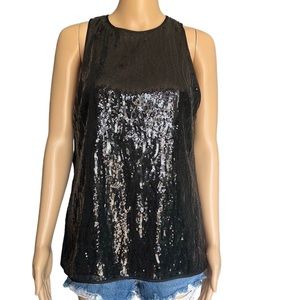 Banana Republic Sequins Sleeveless Top | Blouses